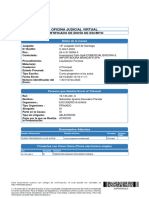 Oficina Judicial Virtual: Certificado de Envío de Escrito