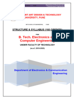 B. Tech ECE Electronics Computer Engineering 2018 Pattern