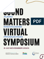 Sound Matters FINAL Programme