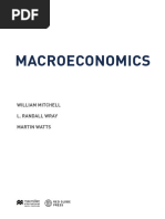 Macroeconomics: William Mitchell L. Randall Wray Martin Watts