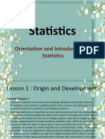 Statistics Lesson1