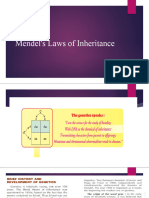 Mendel's Laws of Inheritance