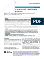 Management of Symptomatic Cholelithiasis