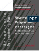 Unconventional Programming Paradigms 2004