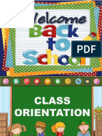 Class Orientation