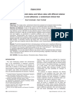 Comparison of Periodontal Status and Failure Rates With Different Retainer Bonding Methods and Adhesives: A Randomized Clinical Trial