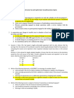 5.4 Seatwork - All Previous Topics With Focus On FWT and CGT - Answers