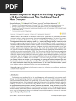 Seismic Response of High-Rise Buildings Equipped With Base Isolation and Non-Traditional Tuned Mass Dampers