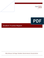 Fall 2011 Trustee Report