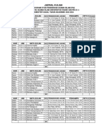 Jadwal Kuliah PAI Semester Gasal 2023-2024