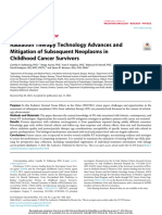 Radiation Therapy Technology Advances and Mitigation of Subsequent Neoplasms in Childhood Cancer Survivors