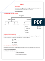 Data Structures Unit - I Notes