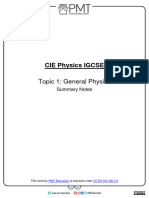 Topic 1 CIE Physics IGCSE-merged