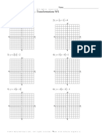 Absolute Value Graphing - Transformations Ws Day 2