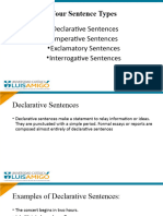 Four Sentence Types