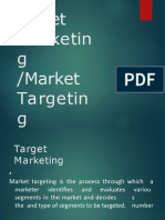 Targeting and Positioning Stratagies