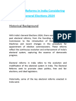 Electoral Reforms (1) - 1