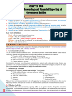 Chapter Two Principles of Accounting and Financial Reporting of Government Entities