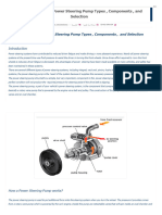 An Introduction To Power Steering Pump Types, Components, and Selection