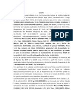 SUBASTA JUDICIAL ELECTRÓNICA: "LOPEZ JORGE SEBASTIAN C/ PEREZ SERGIO GUSTAVO S/ COBRO DE PESOS Y ENTREGA DE CERTIFICACION LABORAL"