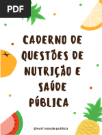 Caderno de Questoes - Nutri - Saúde Pública