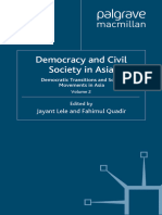 Democracy and Civil Society in Asia: Jayant Lele and Fahimul Quadir