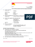 Octane MSDS