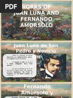 Works of Juan Luna and Amorsolo