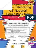 Graphic Novel Reading Practice For Elementary - Celebrating US' National Comic Book Day by Slidesgo