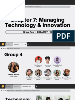 Managing Technology and Innovation