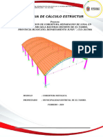 Memoria de Calculo Cobertura Parabolica