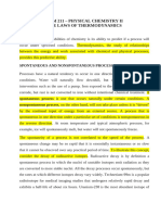 CHM 211 (The Laws of Thermodynamics) Part 4