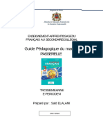 Guide Pédagogique Du Manuel Passerelle: Enseignement-Apprentissagedu Français Au Secondairecollegial