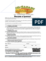 Race Sponsor Form