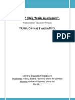 Planificación Área Lengua. Adivinanzas, Trabalenguas. Sistema Alfabético Letra B.