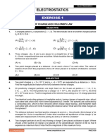 Essential Sheet Electrostatics Exercise-1 To 2