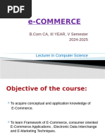 E-Commerce III Year V Semester PPT 2024