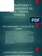 Interruptores y Seccionadores de Alta y Media Tension