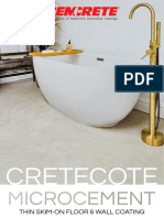 Cemcrete Cretecote Microcement Brochure