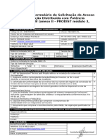 Solicitação de Acesso 10 A 75kw