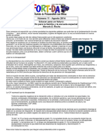 ROCHA M. Educar para Un Futuro - Un Desafío para La Familia y La Escuela Especial - Fort-Da - Número 11 - 2014