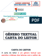 Carta Do Leitor Dicas