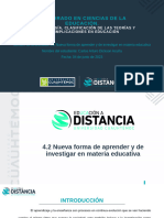 4.2 Nueva Forma de Aprender y de Investigar en Materia Educativa - Dickson - Carlos