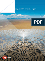 Sustainable Financing and Esg Investing Report