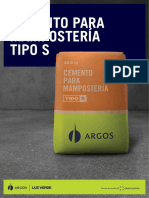 Argos - Cemento para Mamposteria Tipo S