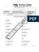 01 - General Science & Ability Mock I