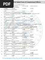 Physics Notes For PAF Officers