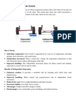 Independent Suspension System: How It Works