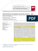 Exploring Links Between Language and Cognition in Autism Spectrum Disorders: Complement Sentences, False Belief, and Executive Functioning