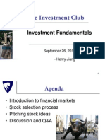 Fundamental Analysis Seminar